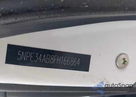 2015 Hyundai Sonata Limited 2.0T z USA, uszkodzony, nr VIN 5NPE34AB8FH166864